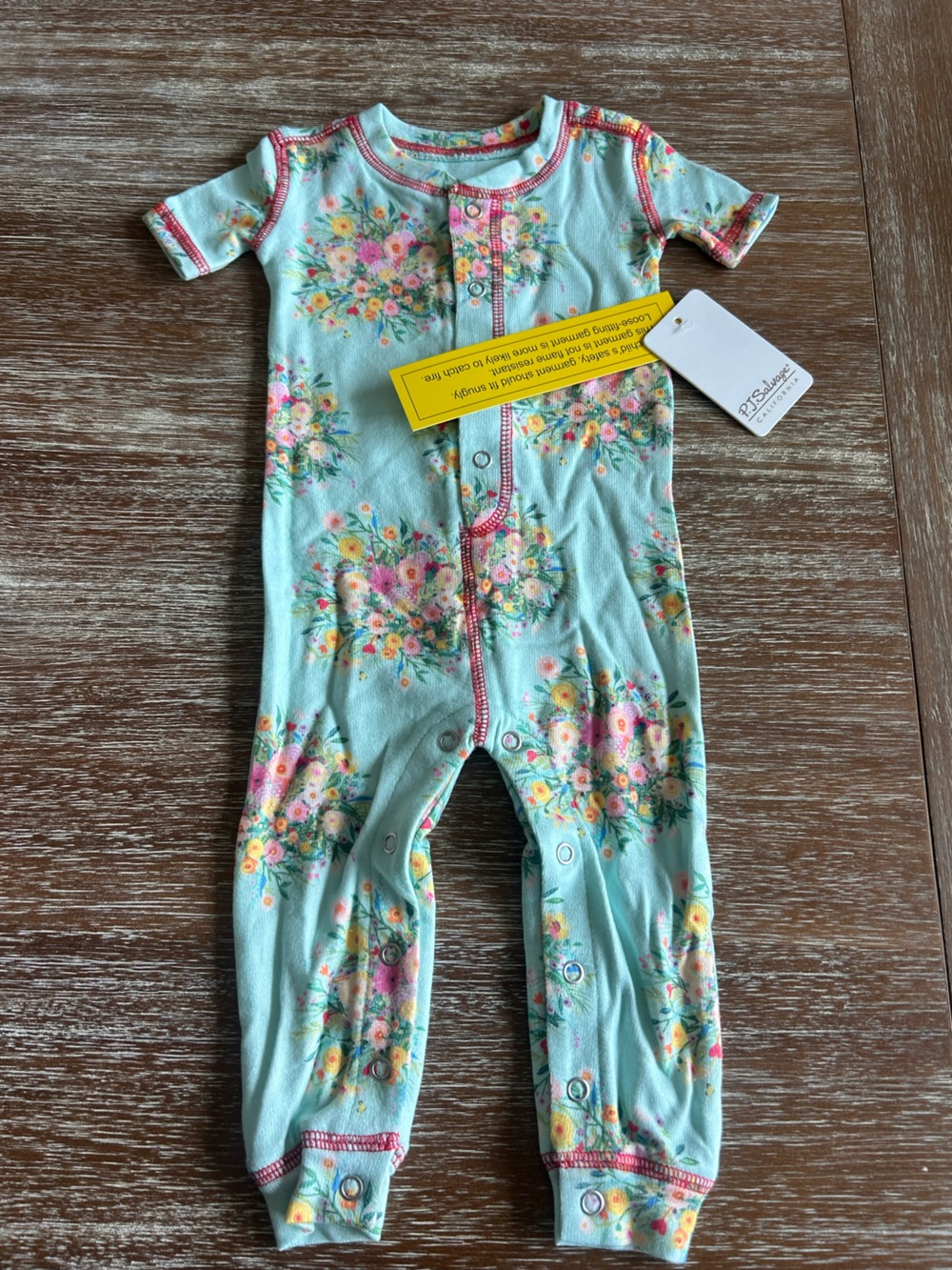 P.J. Salvage Floral Baby Romper